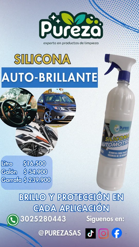Silicona autobrillante Pureza