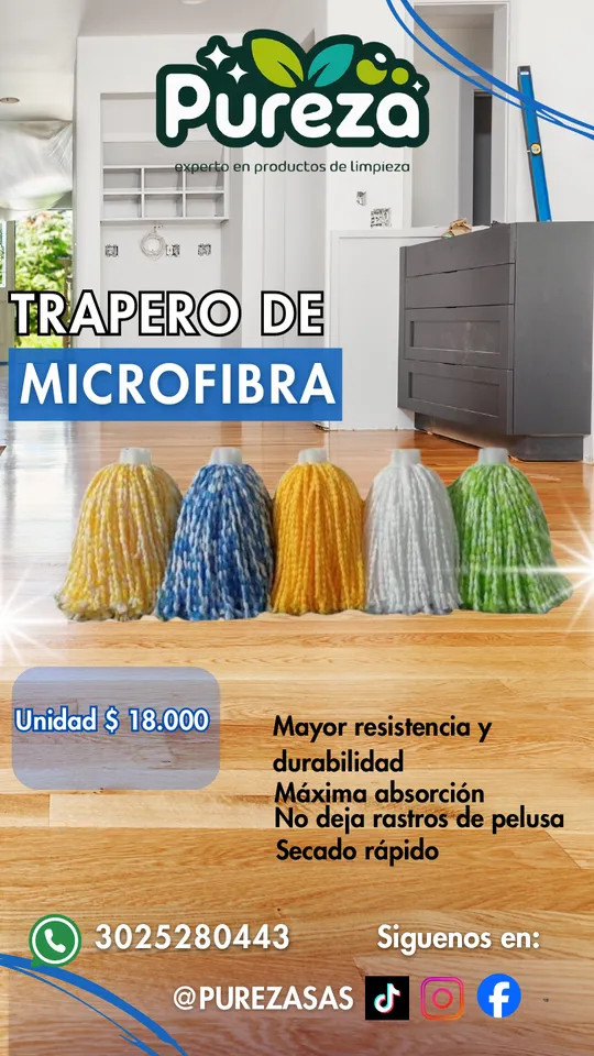 Trapero de microfibra Pureza